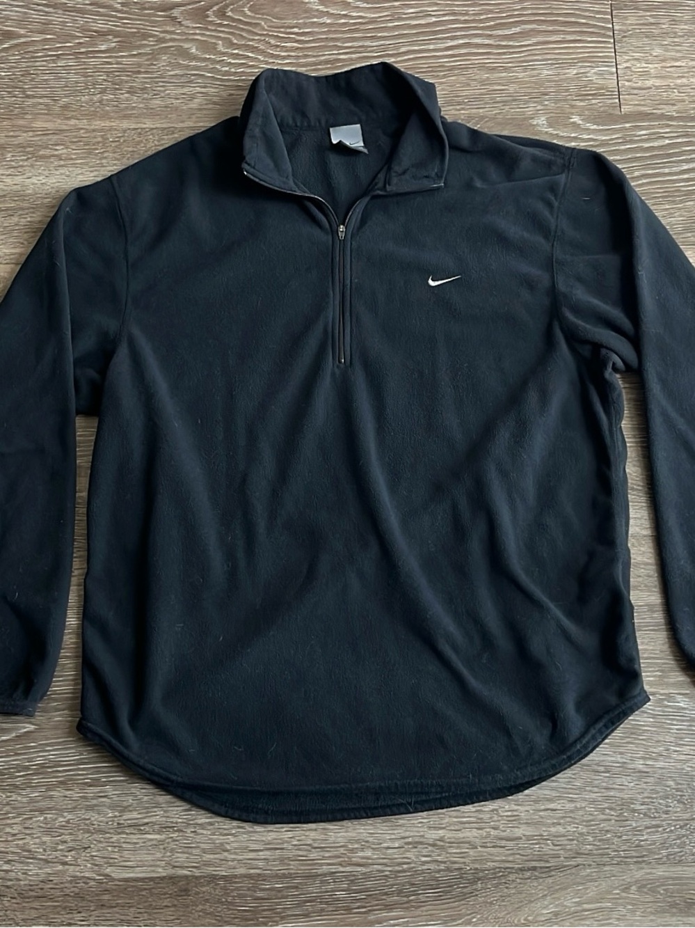 Nike Black Quarter-Zip Fleece Pullover